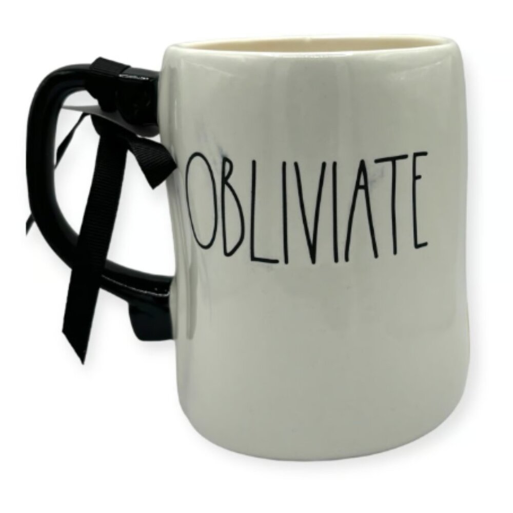 Rae Dunn Harry Potter Obliviate Coffee Mug New Wand